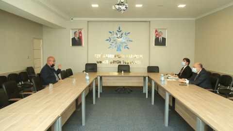 Musa Quliyev Gəncədə seçicilərilə - FOTOLAR