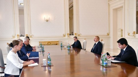 Prezident Slovakiyanın xarici işlər və Avropa nazirini qəbul edib - FOTO