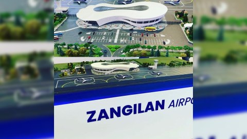 Zəngilan Beynəlxalq Hava Limanı belə olacaq - FOTOLAR