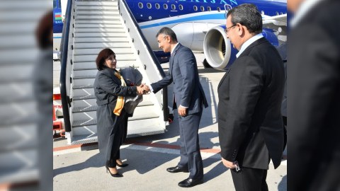 Sahibə Qafarova Yunanıstanda səfərdədir