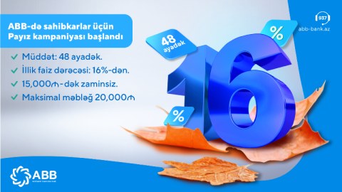 Beynəlxalq Bankdan payız kampaniyası...