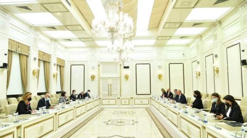 Sahibə Qafarova Xorvatiyanın Xarici işlər naziri ilə görüşüb