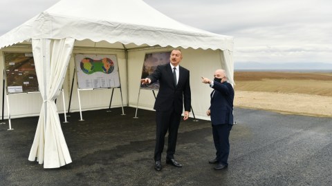 Prezident Zəngilan Hava Limanının tikintisilə maraqlanıb