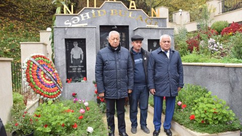 Deputat Şəhidlər bulağının açılışında - FOTOLAR