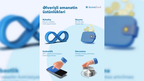 AccessBank-la əmanətini sərbəst idarə et!