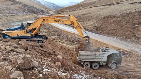 Azad edilən ərazilərdə mühəndis işləri aparılır - FOTO/VİDEO