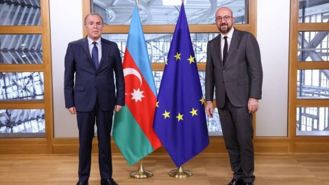 Şarl Mişelə Qarabağdakı bərpa işləri barədə məlumat verildi