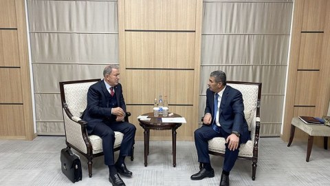 Zakir Həsənov Hulusi Akarla görüşüb