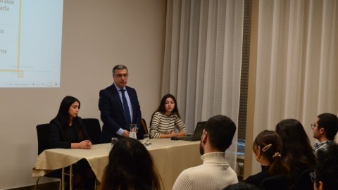 Estoniyada azərbaycanlı gənclərlə görüş