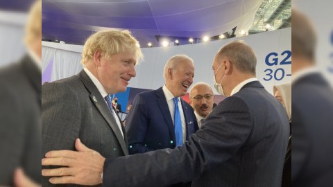Ərdoğan G20 ölkələrinin liderləri ilə görüşdü - FOTOLAR