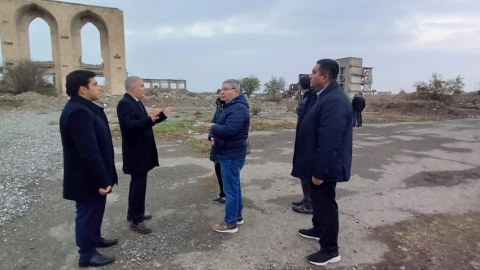 Braziliya senatoru Gəncə və Ağdamda - FOTO