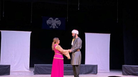 “Nizami Gəncəvi. Xəmsə” tamaşası Dərbənddə - FOTO