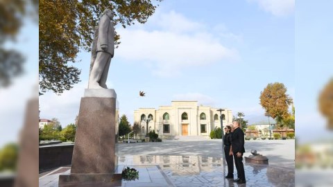 Prezident və birinci xanım İsmayıllıda...