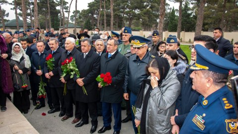Şəhid pilotun anım günüdür - FOTO