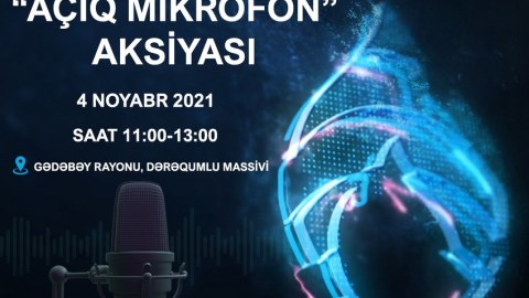 “Açıq mikrofon” Gədəbəydə