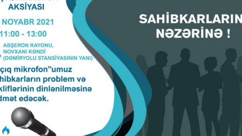 “Azəriqaz” sahibkarların problemlərini dinləyəcək