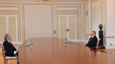 İlham Əliyev Viktor Yuşşenkonu qəbul edib