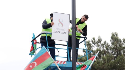 Zəfər Gününə hazırlıq - FOTOLAR