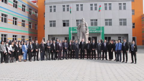 Mübariz İbrahimov adına Kompleksdə Zəfər Günü 