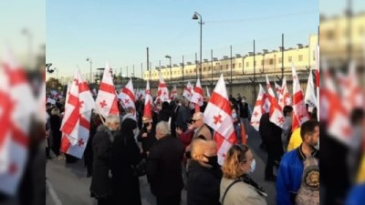 Saakaşvilinin tərəfdarları AKSİYA keçirir