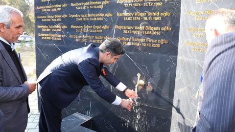 Memorial Abidə bulaq kompleksinin açılışı