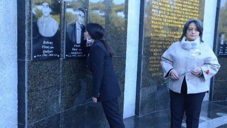 Naftalanda  Zəfər Günü tədbiri - FOTOLAR