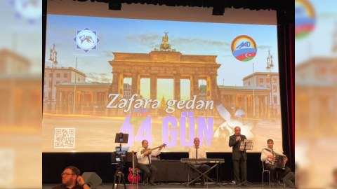 Berlində “Zəfərə gedən 44 gün” adlı tədbir keçirilib