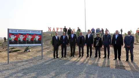 Naftalanda Zəfər Günü - FOTO