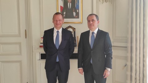 Nazir Makronun müşaviri ilə GÖRÜŞDÜ