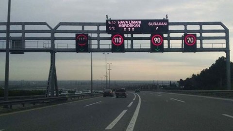 Bu yollarda sürət həddi ENDİRİLDİ