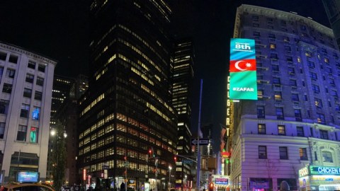 “Times” meydanında Azərbaycanla bağlı AKSİYA