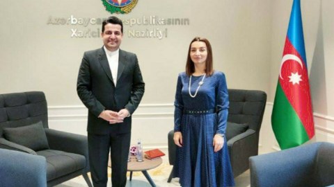 Leyla Abdullayeva İran səfiri ilə görüşdü