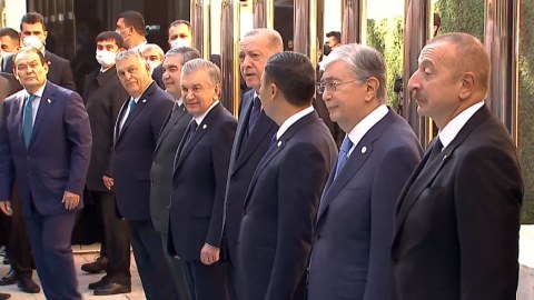 İstanbulda türk dövlətlərinin liderləri bir arada - VİDEO