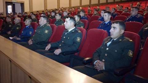 Gənc zabitlərin toplantısı - FOTOLAR