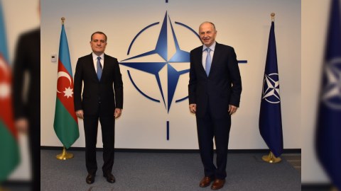 Ceyhun Bayramov NATO Baş katibinin müavini ilə görüşdü