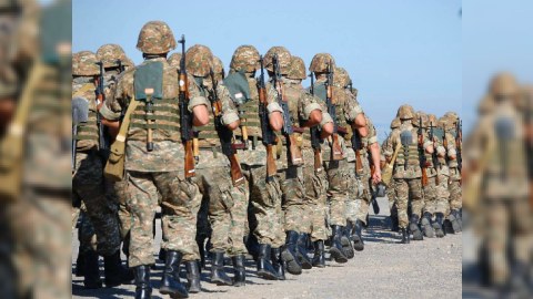 Erməni hərbçilər saxlanıldı, düşmənin silah-sursatı ələ keçirildi