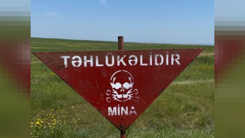 Ağdamda minaya düşənin meyiti ərazidən çıxarıldı