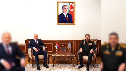 Zakir Həsənov Serbiyanın səfiri ilə görüşüb