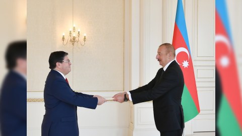 Prezident yeni səfirlərin etimadnamələrini qəbul etdi - YENİLƏNİB