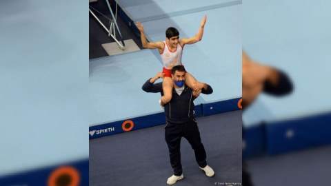 Gimnastımız qızıl medal qazandı