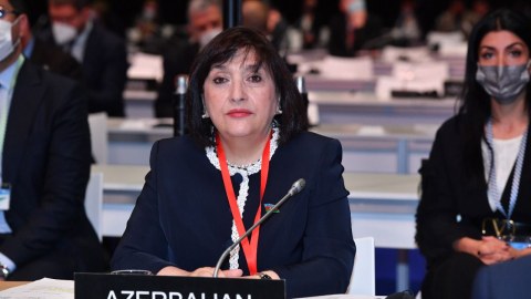 Sahibə Qafarova Parlamentlərarası İttifaqın 143-cü Assambleyasında - FOTOLAR  