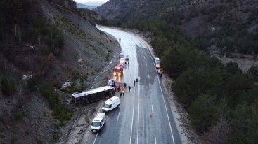 Türkiyədə qəza: 22 yaralı