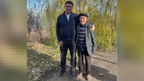Pensiyasını orduya bağışlayan Hikmət baba Şuşaya APARILDI