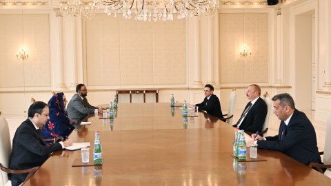 Prezident pakistanlı naziri qəbul etdi