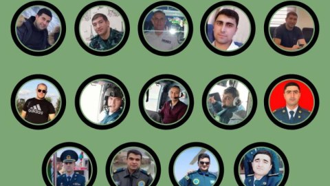 Helikopter qəzasında həlak olanların şəkilləri YAYILDI