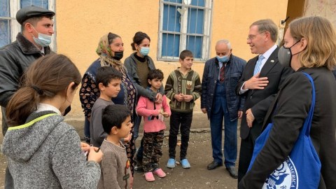 ABŞ səfiri Tərtərdə - FOTO