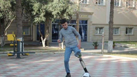 Qazilər protezlə təmin edildi - FOTO