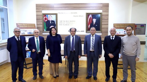 Türkiyəli professorlar Gəncə Dövlət Universitetində
