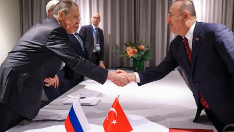 Çavuşoğlu ilə Lavrov GÖRÜŞÜB