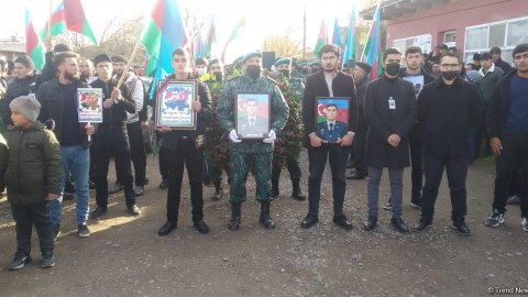 Şəhid pilot Beyləqanda dəfn edilir - FOTO
